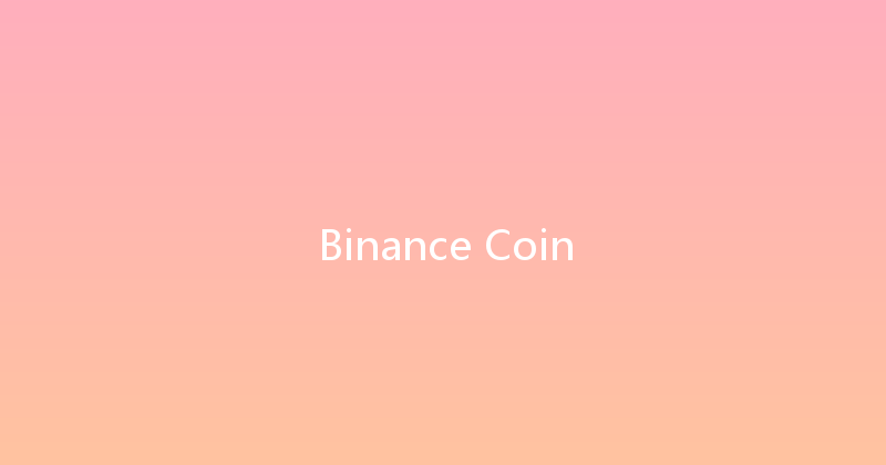 Binance Coin 