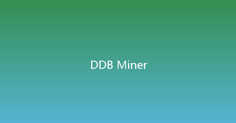 DDB Miner 