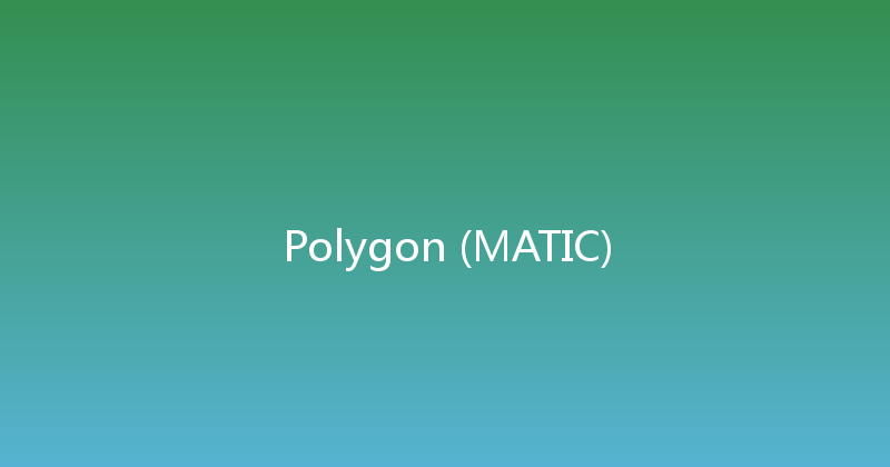 Polygon (MATIC) 
